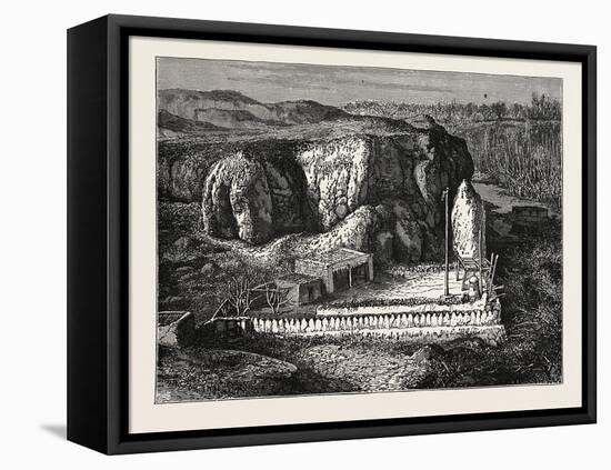 The Tomb of Saint Daniar-Palvan, Near Samarcand-null-Framed Premier Image Canvas