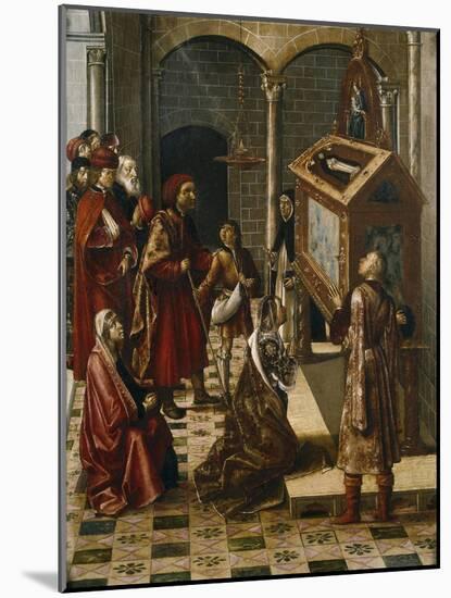 The Tomb of Saint Peter Martyr, 1493-1499-Pedro Berruguete-Mounted Giclee Print