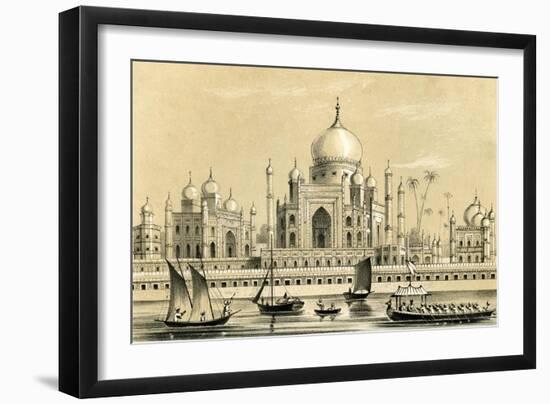 The Tomb of the Favourite Sultan of Akbar Khan at Agra, 1847-B Clayton-Framed Giclee Print