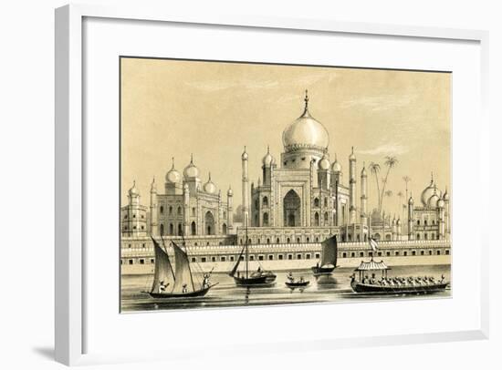 The Tomb of the Favourite Sultan of Akbar Khan at Agra, 1847-B Clayton-Framed Giclee Print