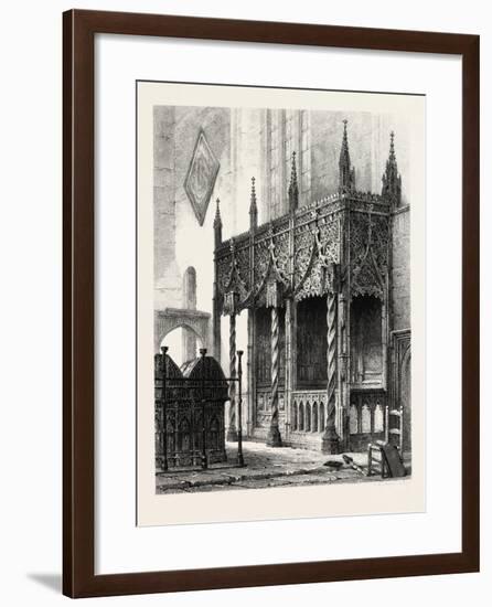The Tomb of the Howards at Arundel Church, UK., 19th Century-null-Framed Giclee Print