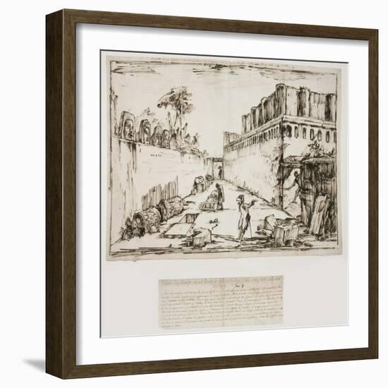 The Tomb of the Istacidi, Pompeii-Giovanni Battista Piranesi-Framed Giclee Print