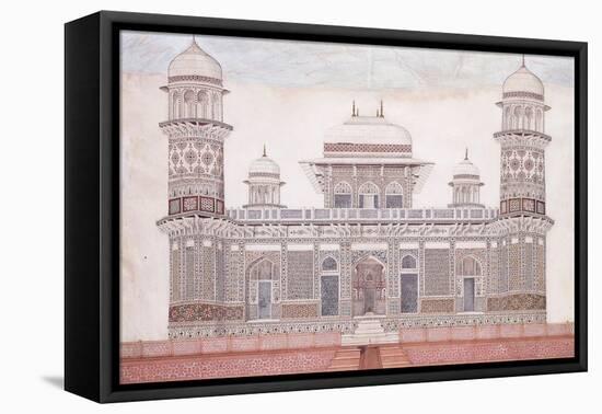 The Tomb of the Itmad-Ud-Daula, C.1815 (Encil, Pen and Black Ink, W/C, Heightened with Touches O)-null-Framed Premier Image Canvas