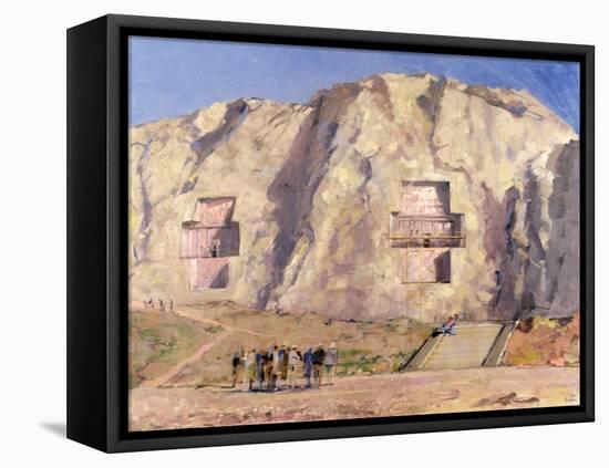 The Tombs of Darius and Artaxeres-Bob Brown-Framed Premier Image Canvas