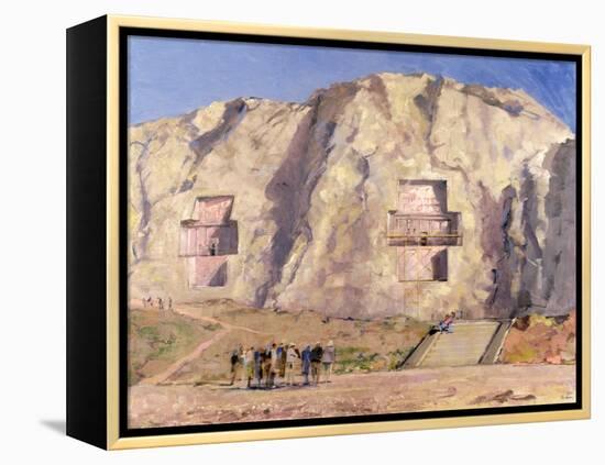 The Tombs of Darius and Artaxeres-Bob Brown-Framed Premier Image Canvas