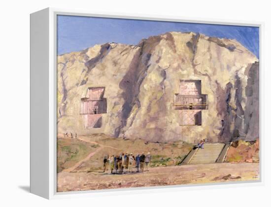 The Tombs of Darius and Artaxeres-Bob Brown-Framed Premier Image Canvas