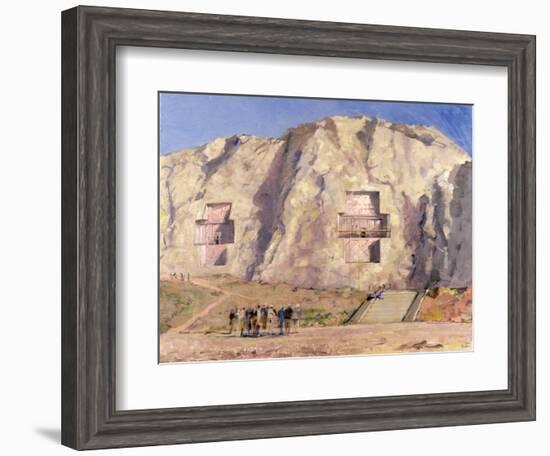 The Tombs of Darius and Artaxeres-Bob Brown-Framed Giclee Print