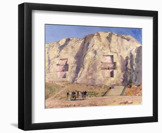 The Tombs of Darius and Artaxeres-Bob Brown-Framed Giclee Print