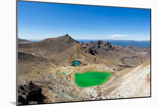 The Tongariro Crossing (19 km long), Tongariro Nat'l Park, UNESCO World Heritge Site, New Zealand-Logan Brown-Mounted Photographic Print