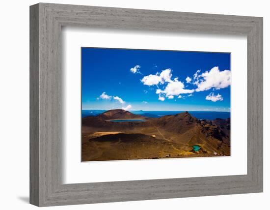 The Tongariro Crossing, UNESCO World Heritage Site, North Island, New Zealand, Pacific-Laura Grier-Framed Photographic Print