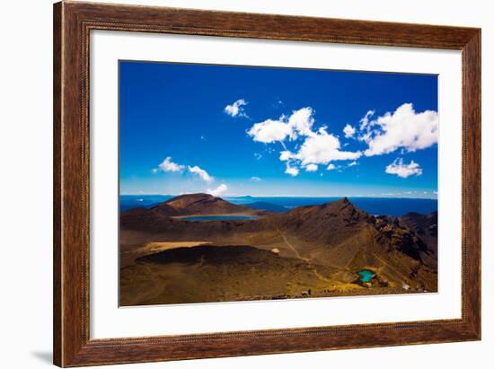 The Tongariro Crossing, UNESCO World Heritage Site, North Island, New Zealand, Pacific-Laura Grier-Framed Photographic Print
