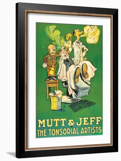 The Tonsorial Artists, Mutt and Jeff-null-Framed Premium Giclee Print