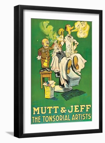 The Tonsorial Artists, Mutt and Jeff-null-Framed Premium Giclee Print
