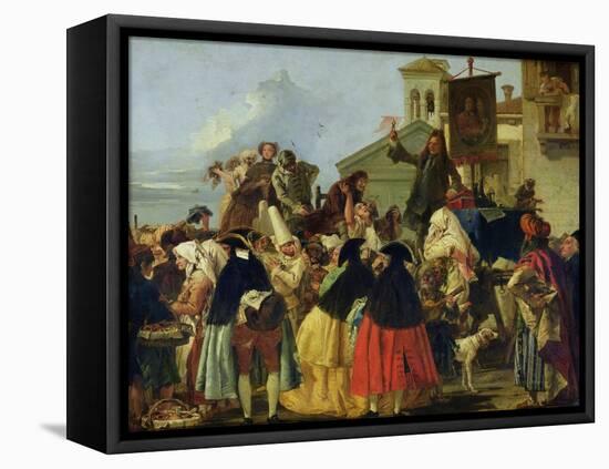 The Tooth Extractor, circa 1754-Giandomenico Tiepolo-Framed Premier Image Canvas
