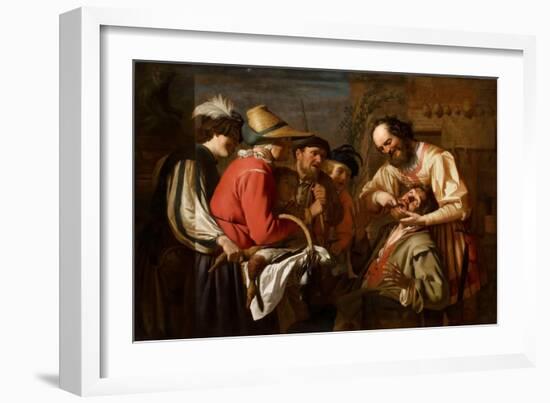 The Tooth Puller-Gerrit van Honthorst-Framed Giclee Print