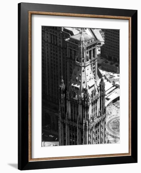 The Top of the Woolworth Building, New York City, May 1, 1972-null-Framed Photo