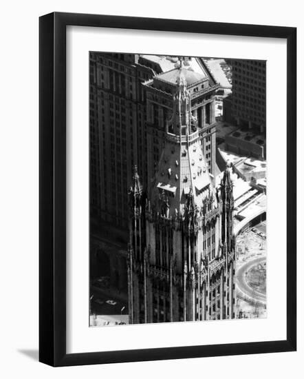 The Top of the Woolworth Building, New York City, May 1, 1972-null-Framed Photo