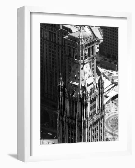 The Top of the Woolworth Building, New York City, May 1, 1972-null-Framed Photo