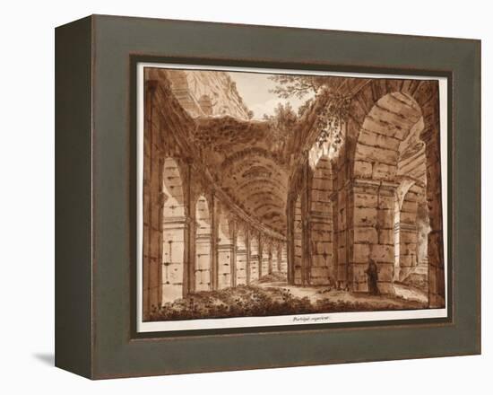 The Top Storey of the Colosseum, 1833-Agostino Tofanelli-Framed Premier Image Canvas