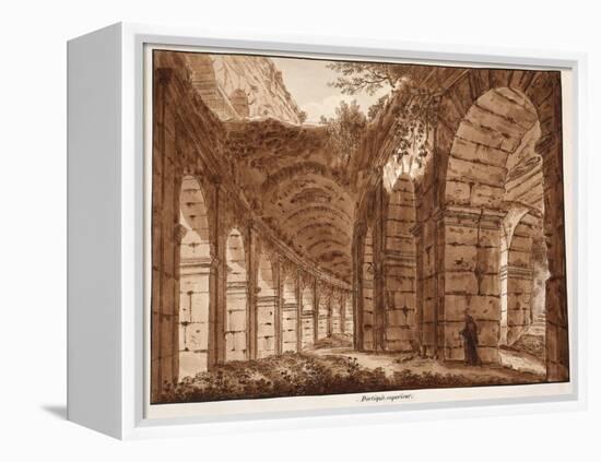 The Top Storey of the Colosseum, 1833-Agostino Tofanelli-Framed Premier Image Canvas
