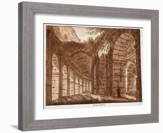 The Top Storey of the Colosseum, 1833-Agostino Tofanelli-Framed Giclee Print