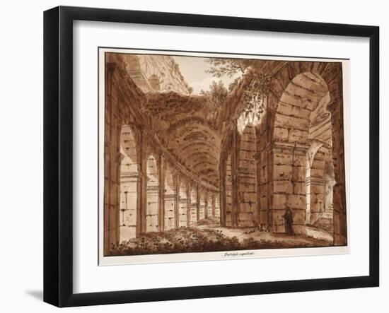 The Top Storey of the Colosseum, 1833-Agostino Tofanelli-Framed Giclee Print