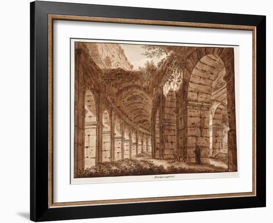 The Top Storey of the Colosseum, 1833-Agostino Tofanelli-Framed Giclee Print