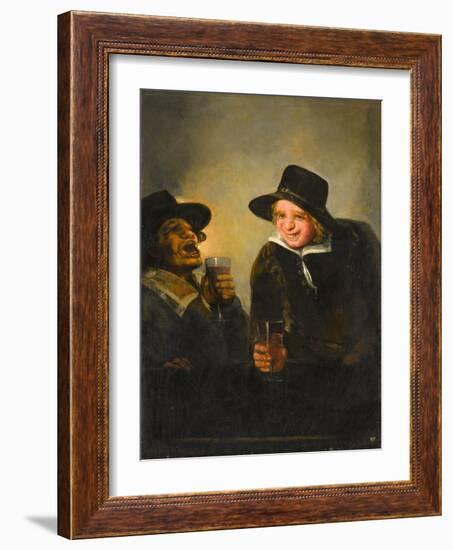 The Topers, circa 1850 (Oil on Canvas)-Francisco Jose de Goya y Lucientes-Framed Giclee Print