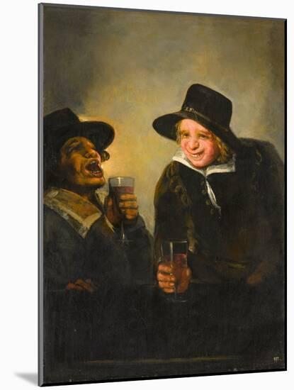 The Topers, circa 1850 (Oil on Canvas)-Francisco Jose de Goya y Lucientes-Mounted Giclee Print