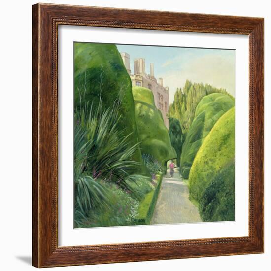 The Topiary Path, Powis Castle-Timothy Easton-Framed Giclee Print