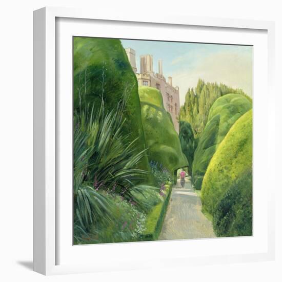 The Topiary Path, Powis Castle-Timothy Easton-Framed Giclee Print