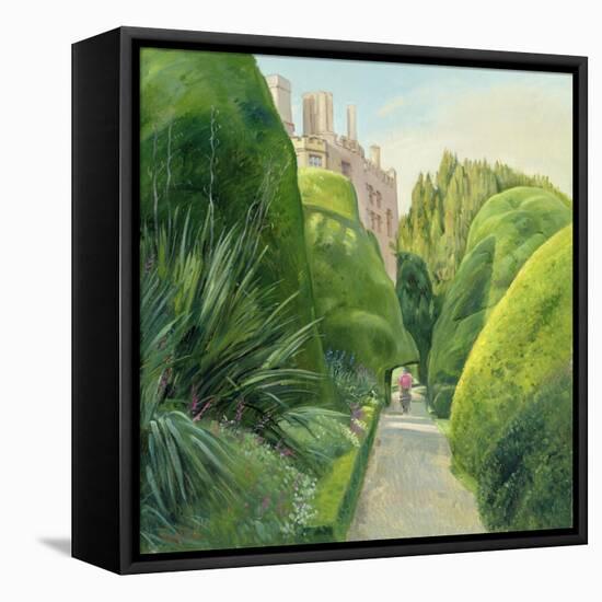 The Topiary Path, Powis Castle-Timothy Easton-Framed Premier Image Canvas