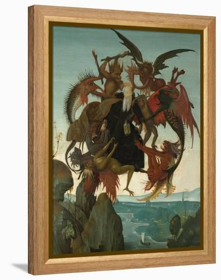 The Torment of Saint Anthony-Michelangelo Buonarroti-Framed Premier Image Canvas