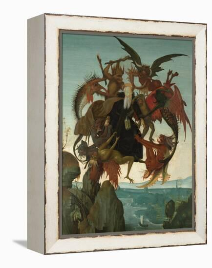 The Torment of Saint Anthony-Michelangelo Buonarroti-Framed Premier Image Canvas