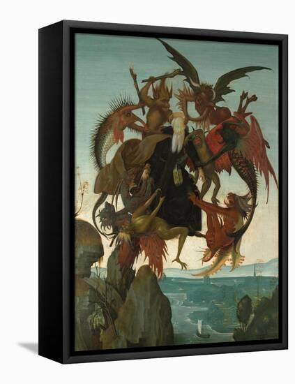 The Torment of Saint Anthony-Michelangelo Buonarroti-Framed Premier Image Canvas