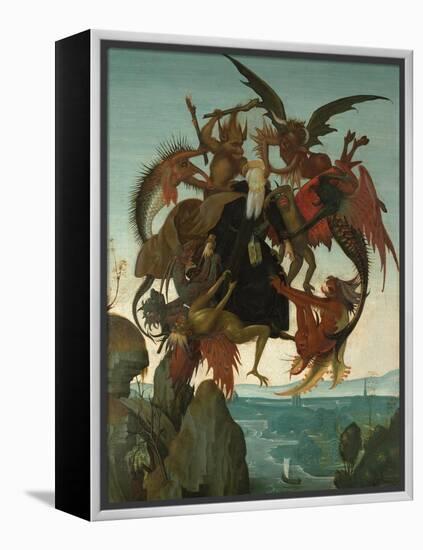 The Torment of Saint Anthony-Michelangelo Buonarroti-Framed Premier Image Canvas