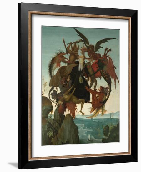 The Torment of Saint Anthony-Michelangelo Buonarroti-Framed Giclee Print