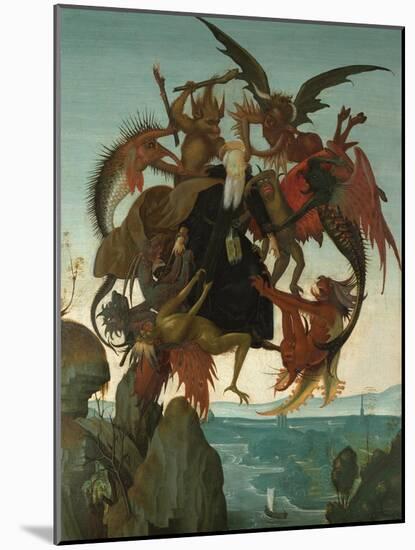 The Torment of Saint Anthony-Michelangelo Buonarroti-Mounted Giclee Print