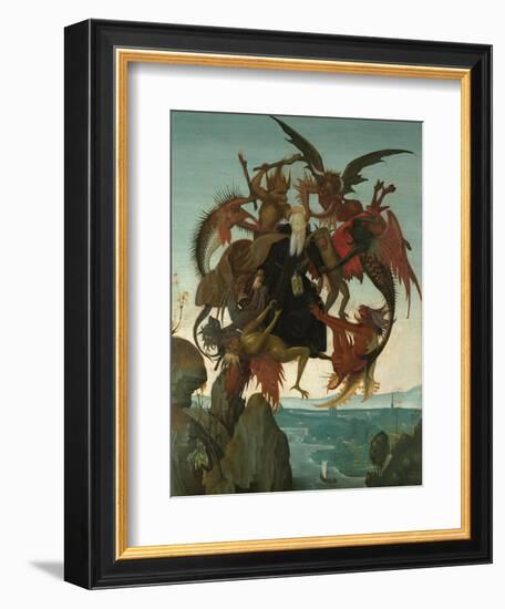 The Torment of Saint Anthony-Michelangelo Buonarroti-Framed Giclee Print