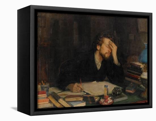 The Torments of Creative Work-Leonid Osipovich Pasternak-Framed Premier Image Canvas