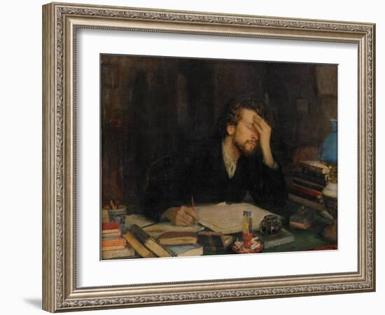 The Torments of Creative Work-Leonid Osipovich Pasternak-Framed Giclee Print