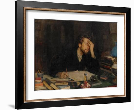 The Torments of Creative Work-Leonid Osipovich Pasternak-Framed Giclee Print