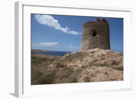 The Torre Aragonese, a Spanish Tower Dating from the Year Ad500, Isola Rossa-Ethel Davies-Framed Photographic Print