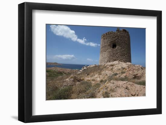 The Torre Aragonese, a Spanish Tower Dating from the Year Ad500, Isola Rossa-Ethel Davies-Framed Photographic Print