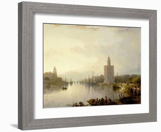 The Torre De Oro, 1833-David Roberts-Framed Giclee Print