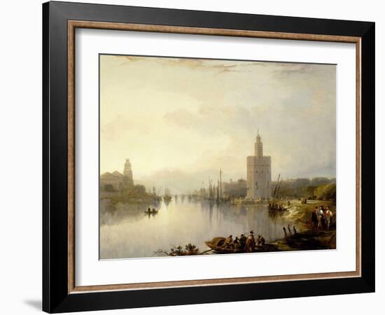 The Torre De Oro, 1833-David Roberts-Framed Giclee Print