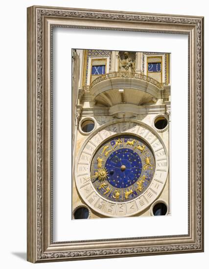 The Torre dell'Orologio in the Piazza San Marco, Venice, Veneto, Italy-Russ Bishop-Framed Photographic Print