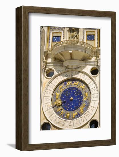 The Torre dell'Orologio in the Piazza San Marco, Venice, Veneto, Italy-Russ Bishop-Framed Photographic Print