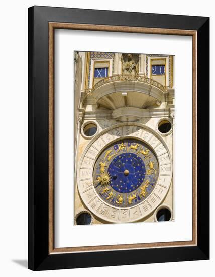 The Torre dell'Orologio in the Piazza San Marco, Venice, Veneto, Italy-Russ Bishop-Framed Photographic Print