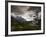 The Torres Del Paine Mountains on a Cloudy Day-Alex Saberi-Framed Photographic Print